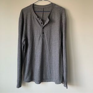 lululemon athletica Shift Stitch Henley Size Large